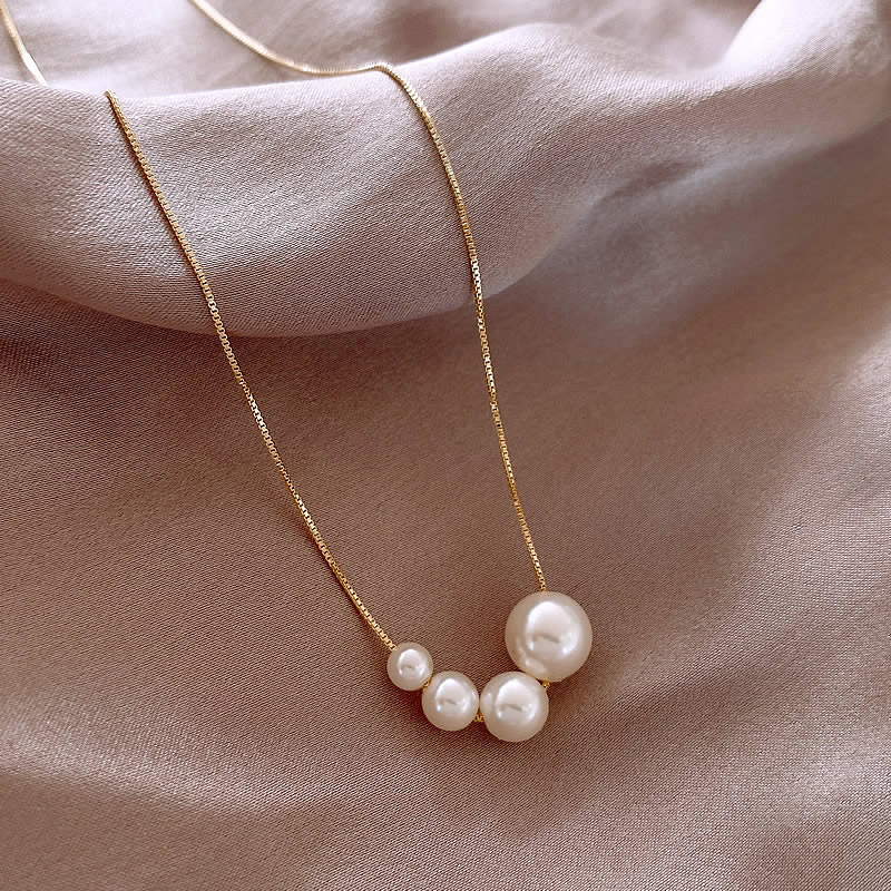 Vintage Zoetwaterparel Ketting