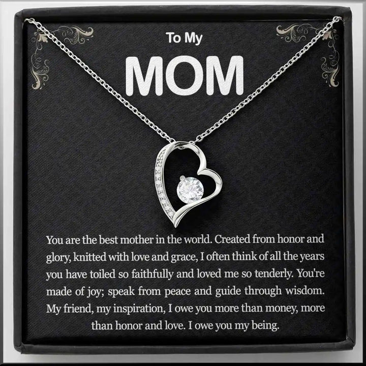 Klassieke zirkonia ketting voor mama